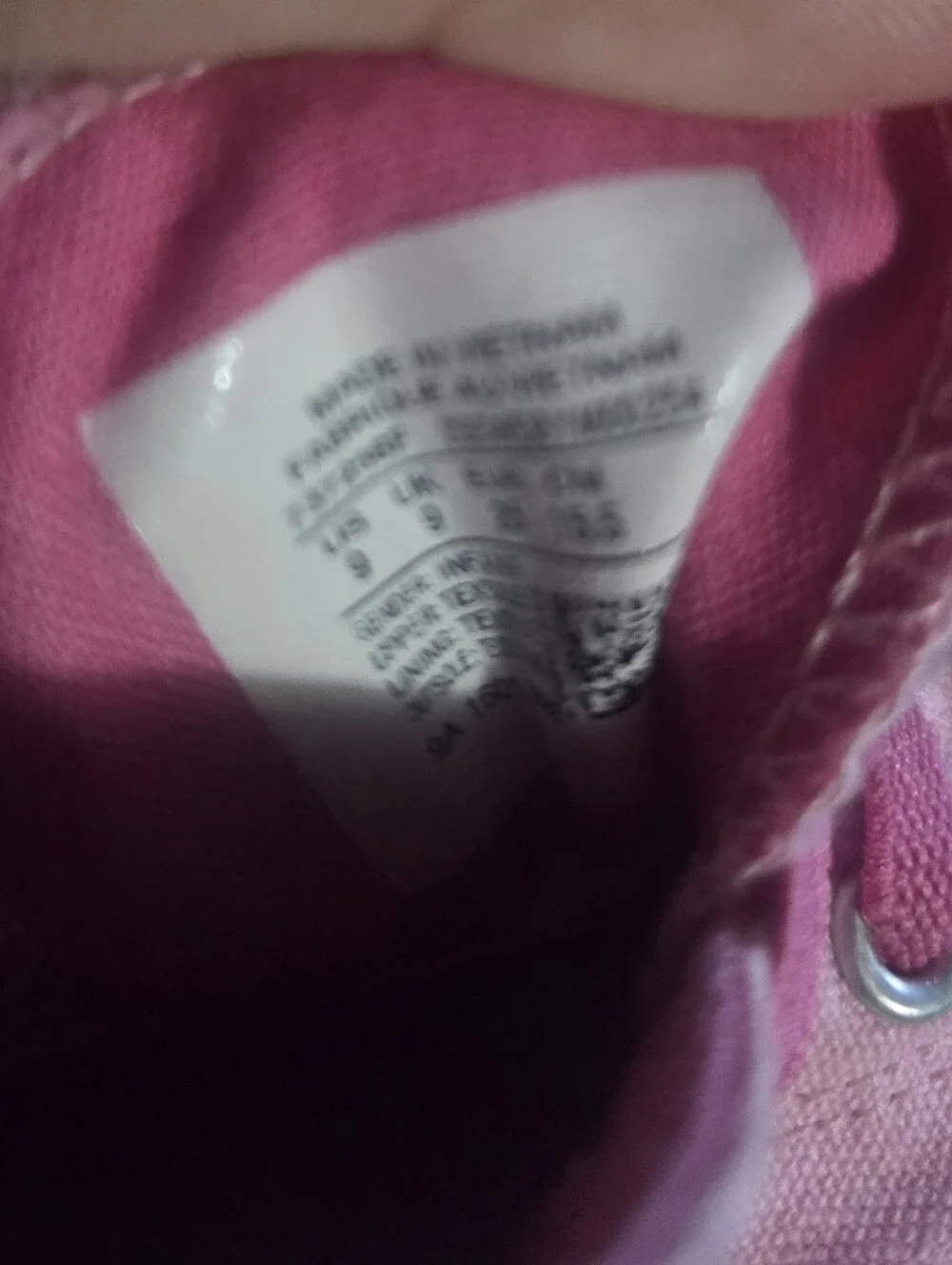 Converse Toddler Pink Canvas High-Top Sneakers